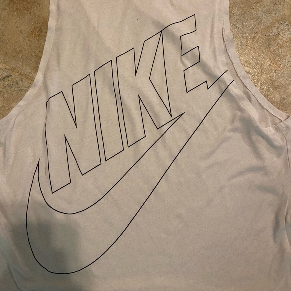 Nike Logo Graphic Muscle Tee Shirt Tank Top